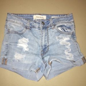 Pacsun Jean Shorts with Rips